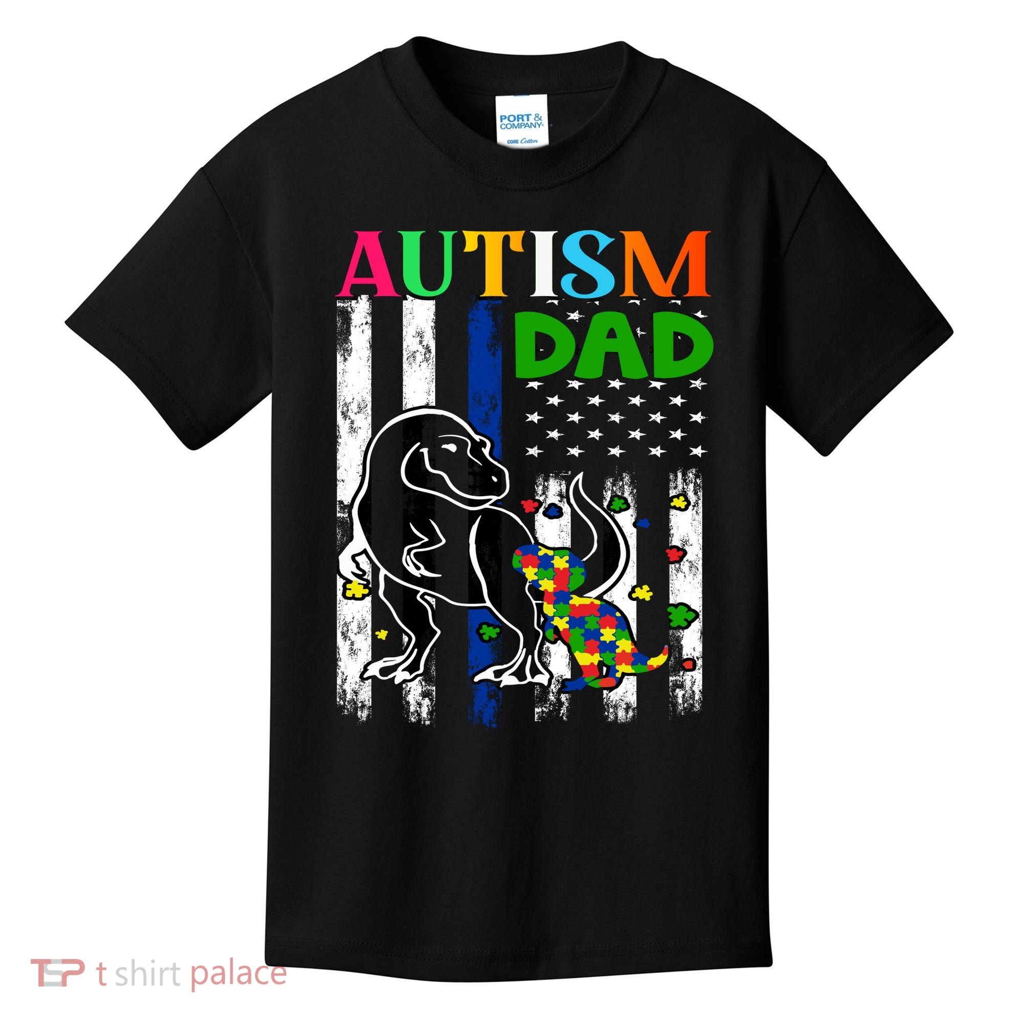 Autism Dad Kids T-Shirt