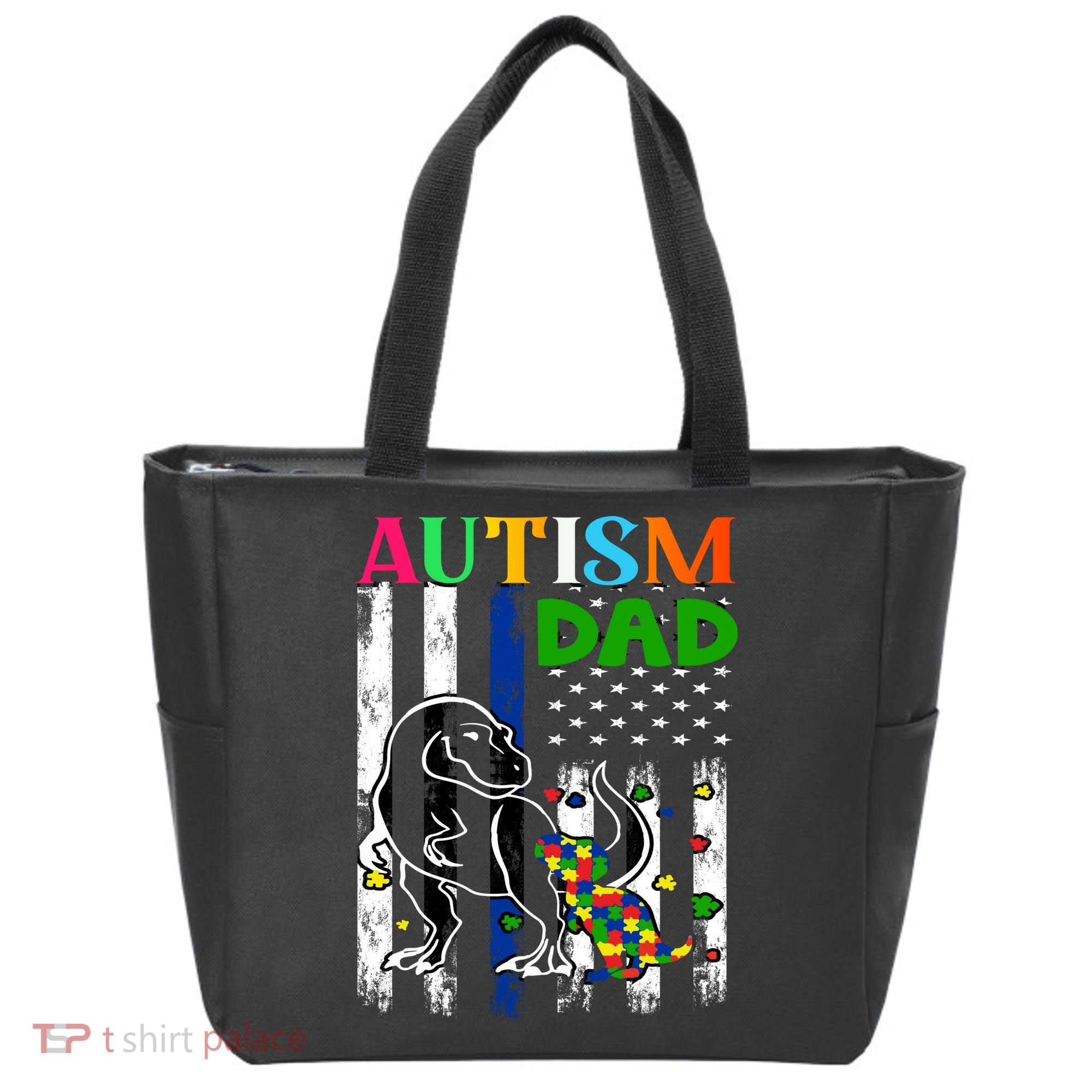 Autism Dad Tote Bag
