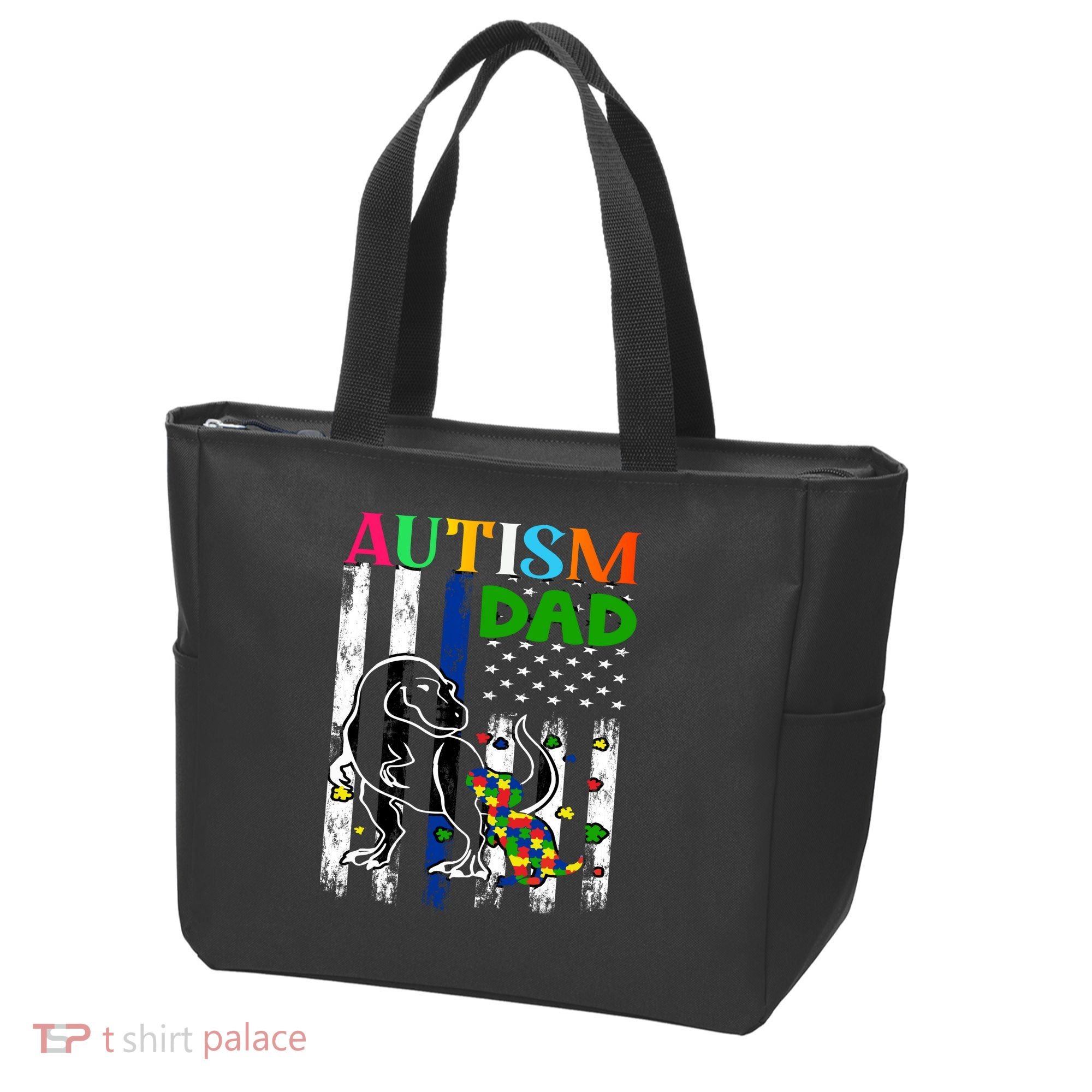Autism Dad Tote Bag