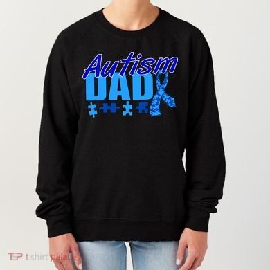 Autism Dad Awareness Ribbon Women's Sweatshirt