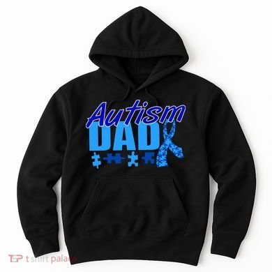 Autism Dad Awareness Ribbon Hoodie
