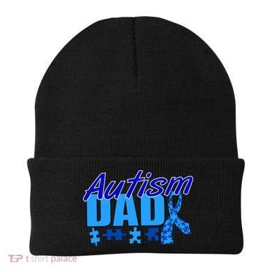 Autism Dad Awareness Ribbon Beanie