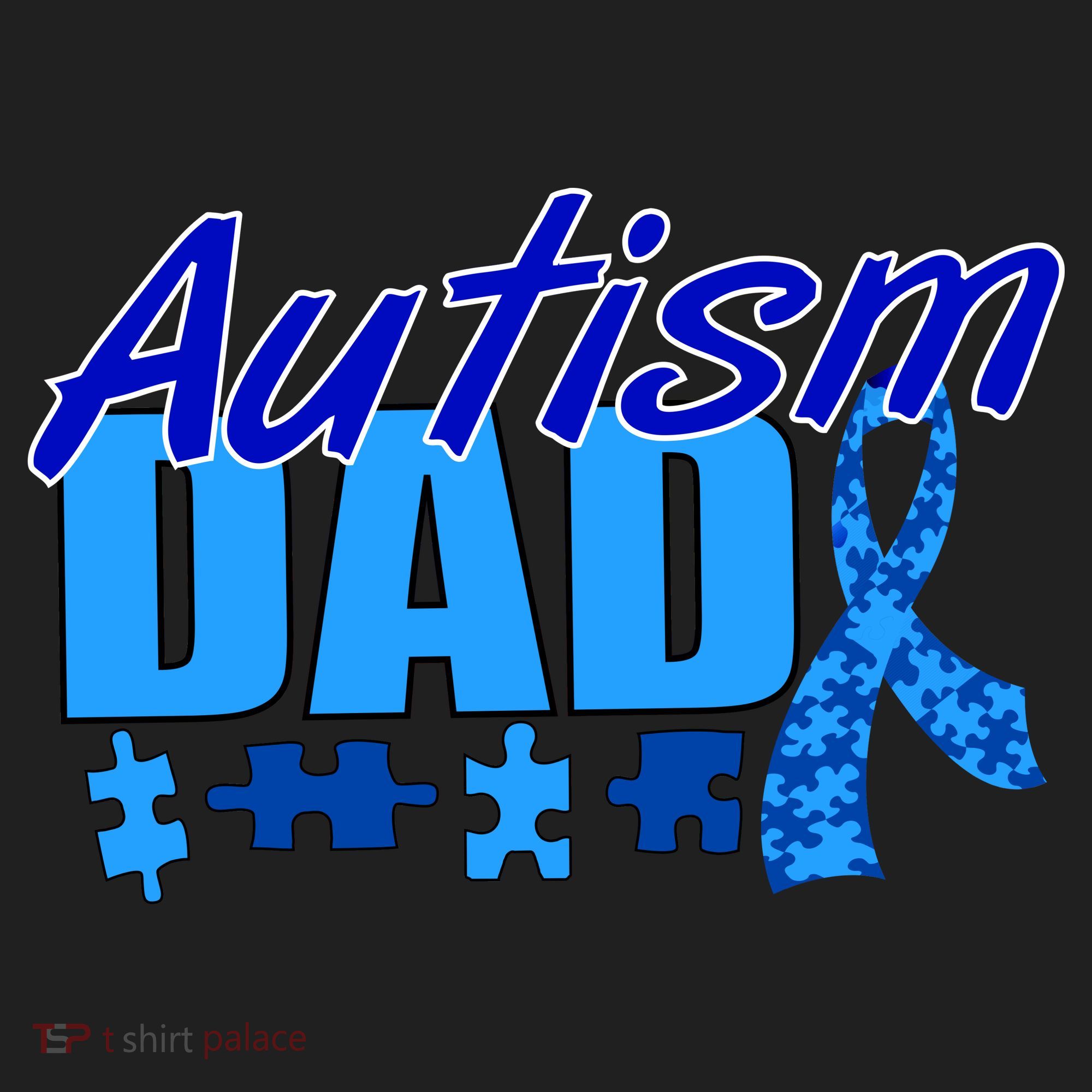 Autism Dad Awareness Ribbon Beanie