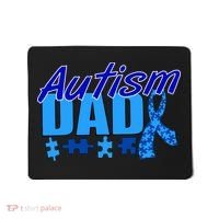 Autism Dad Awareness Ribbon Mousepad thumb 0