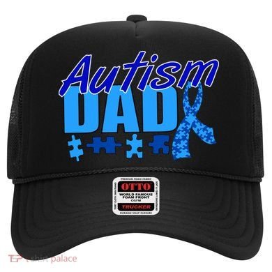 Autism Dad Awareness Ribbon Hat