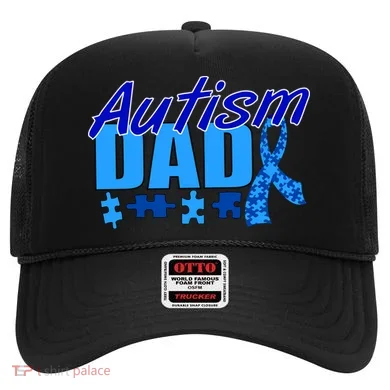 Autism Dad Awareness Ribbon Hat