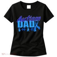 Autism Dad Awareness Ribbon Women's T-Shirt thumb 0