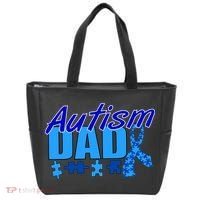 Autism Dad Awareness Ribbon Tote Bag thumb 0
