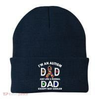 Autism Dad Just Like A Normal Dad But Way Cooler Beanie thumb 0