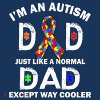 Autism Dad Just Like A Normal Dad But Way Cooler Visor thumb 3