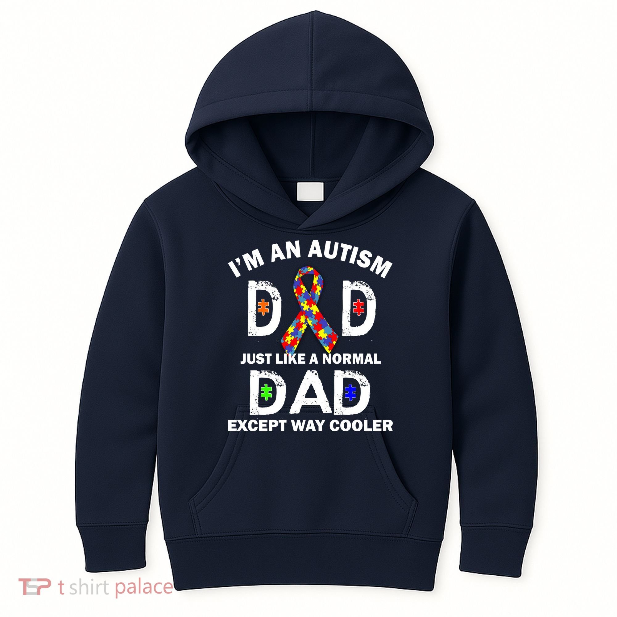 Autism Dad Just Like A Normal Dad But Way Cooler Kids Hoodie