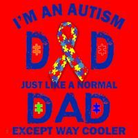 Autism Dad Just Like A Normal Dad But Way Cooler Santa Hat thumb 1