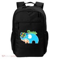 Autism Daddy Cute Elephant Backpack thumb 0