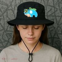 Autism Daddy Cute Elephant Bucket Hat thumb 3