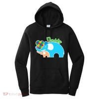 Autism Daddy Cute Elephant Women's Hoodie thumb 0
