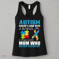 Autism Doesn't Come With A Manual Women's Tank Top thumb 3