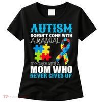 Autism Doesn't Come With A Manual Women's T-Shirt thumb 0