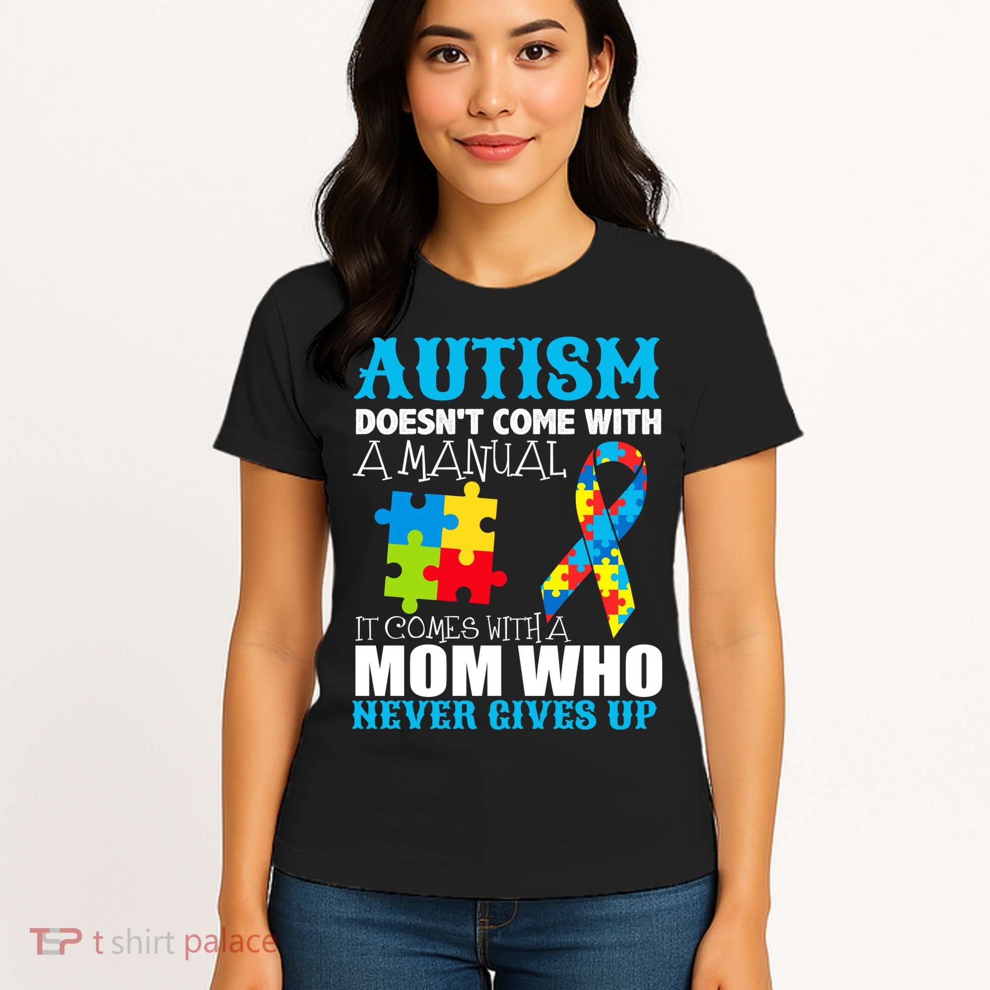 Autism Doesn't Come With A Manual Women's T-Shirt