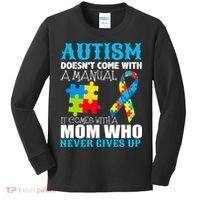 Autism Doesn't Come With A Manual Kids Long Sleeve Shirt thumb 0