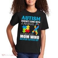 Autism Doesn't Come With A Manual Kids T-Shirt thumb 2