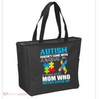 Autism Doesn't Come With A Manual Tote Bag thumb 2