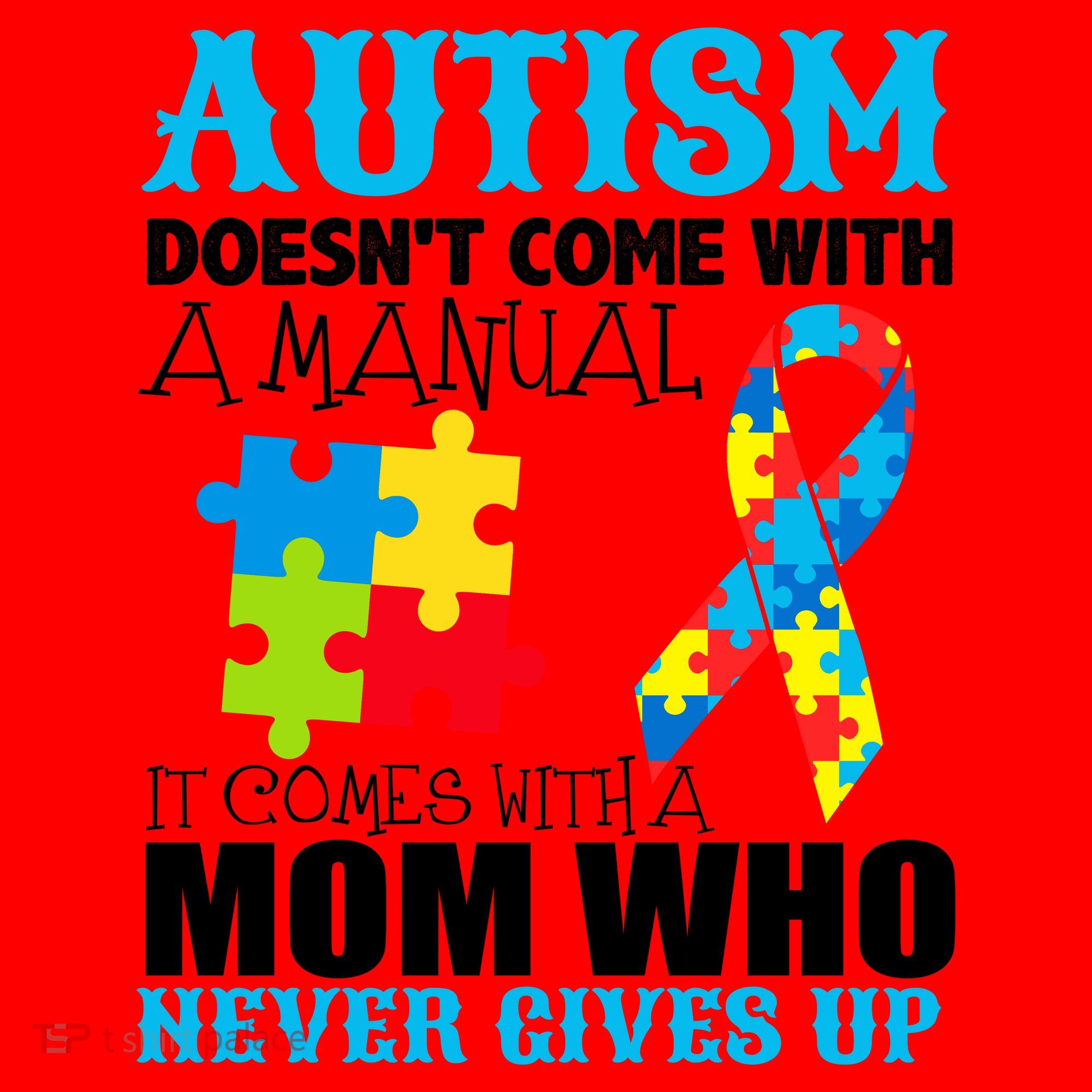 Autism Doesn't Come With A Manual Santa Hat
