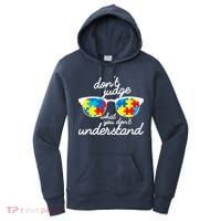 Autism Don't Judge What You Don't Understand Women's Hoodie thumb 0