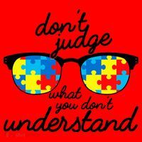 Autism Don't Judge What You Don't Understand Santa Hat thumb 1