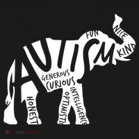 Autism Elephant Kind Words Backpack thumb 2