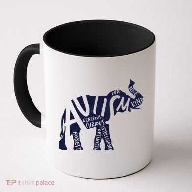 Autism Elephant Kind Words Coffee Mug