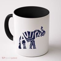 Autism Elephant Kind Words Coffee Mug thumb 0