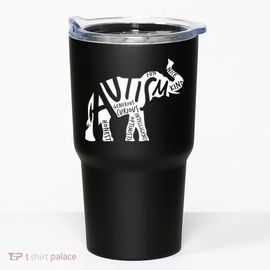 Autism Elephant Kind Words Tumbler