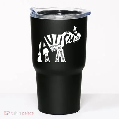 Autism Elephant Kind Words Tumbler