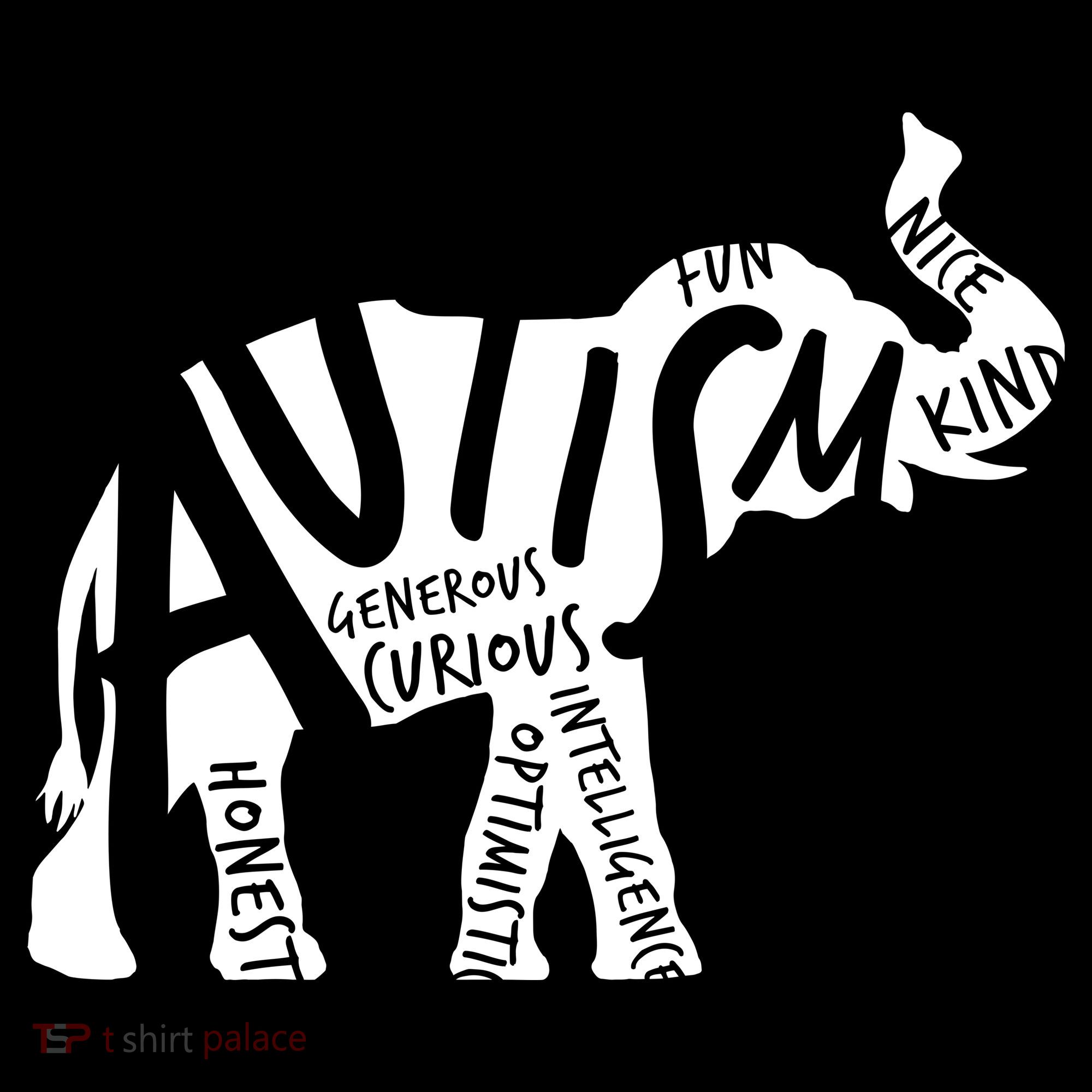 Autism Elephant Kind Words Ornament