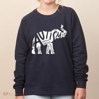 Autism Elephant Kind Words Women's Sweatshirt thumb 0