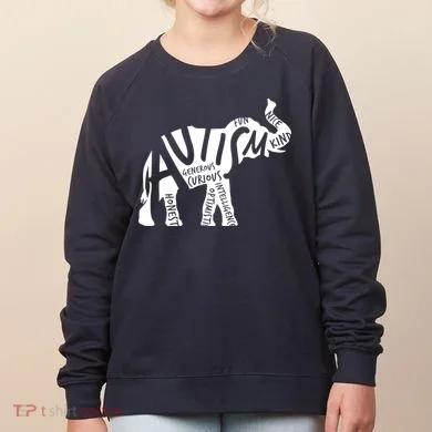 Autism Elephant Kind Words Women's Sweatshirt
