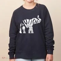 Autism Elephant Kind Words Women's Sweatshirt thumb 0