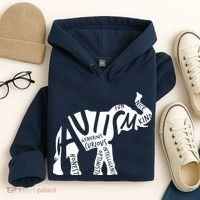 Autism Elephant Kind Words Hoodie thumb 4
