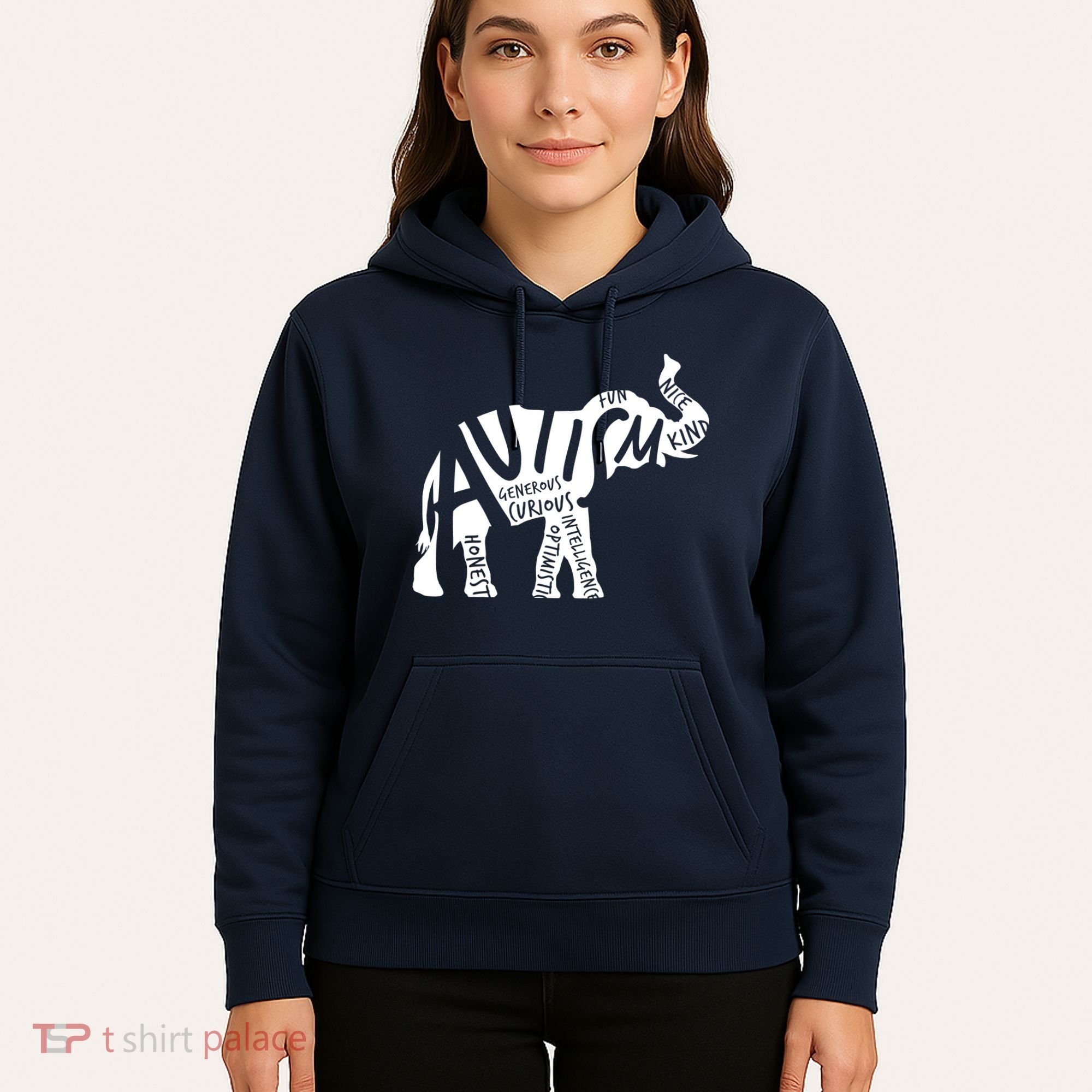 Autism Elephant Kind Words Hoodie