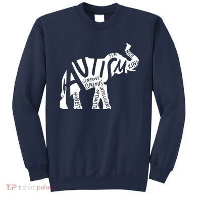 Autism Elephant Kind Words Sweatshirt
