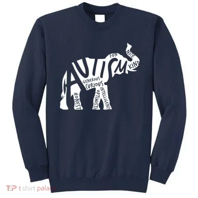 Autism Elephant Kind Words Sweatshirt