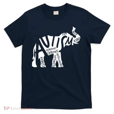 Autism Elephant Kind Words T-Shirt