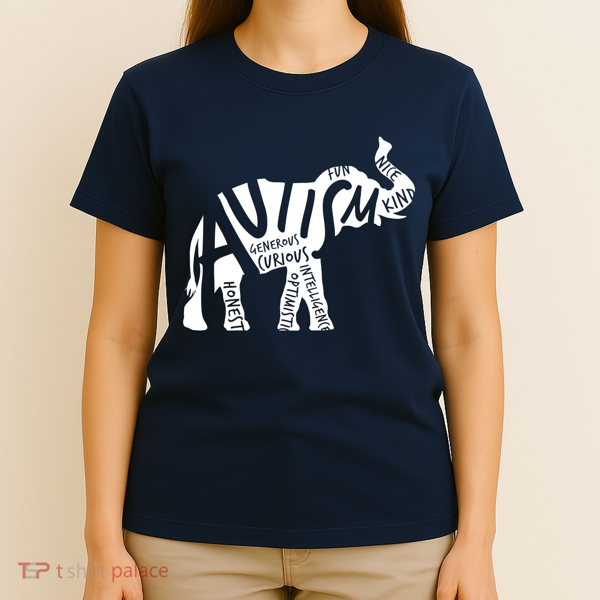 Autism Elephant Kind Words T-Shirt