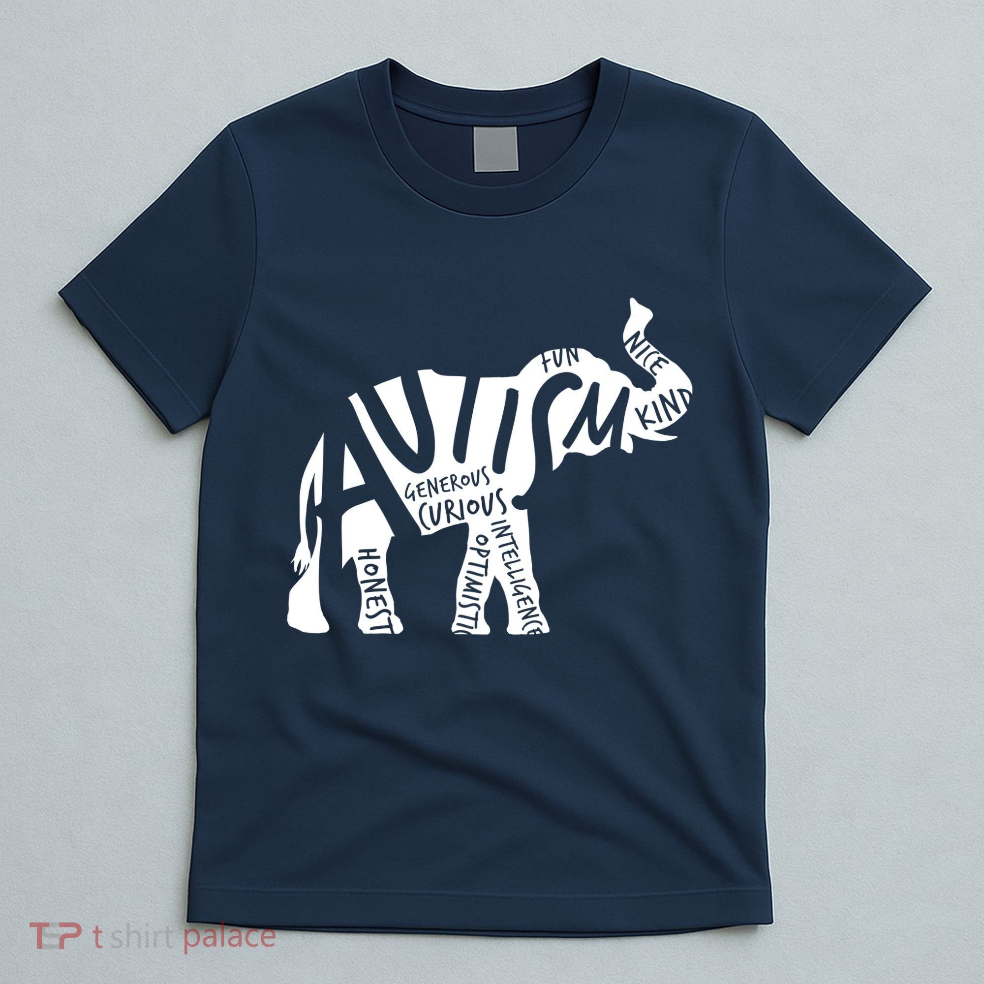 Autism Elephant Kind Words T-Shirt