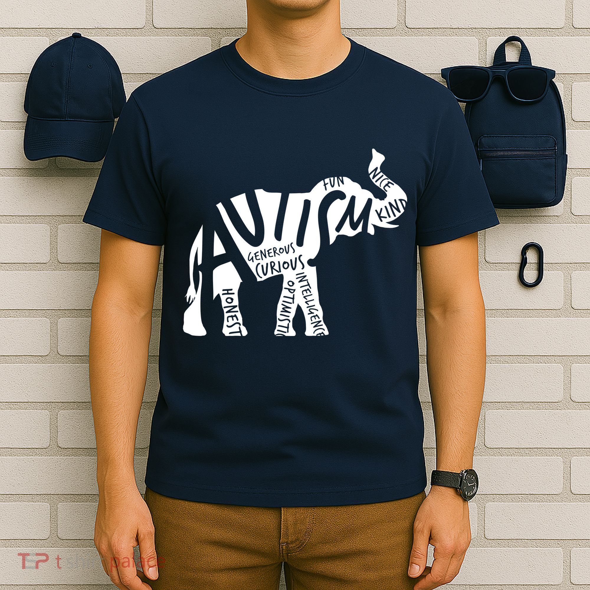 Autism Elephant Kind Words T-Shirt