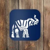 Autism Elephant Kind Words Coaster thumb 0