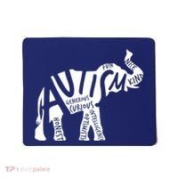 Autism Elephant Kind Words Mousepad thumb 0