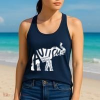 Autism Elephant Kind Words Women's Tank Top thumb 2