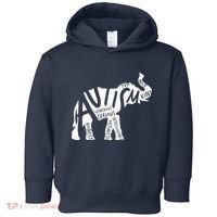 Autism Elephant Kind Words Toddler Hoodie thumb 0