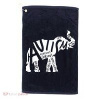 Autism Elephant Kind Words Golf Towel thumb 0
